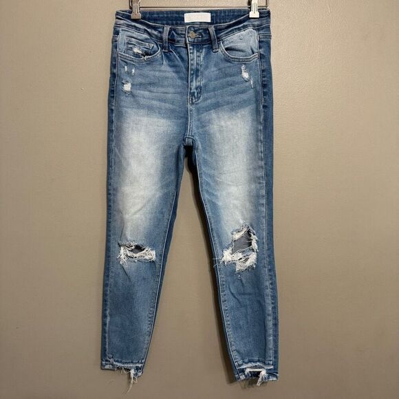 Vervet skinny distressed stretchy jean size 28 - Picture 1 of 7